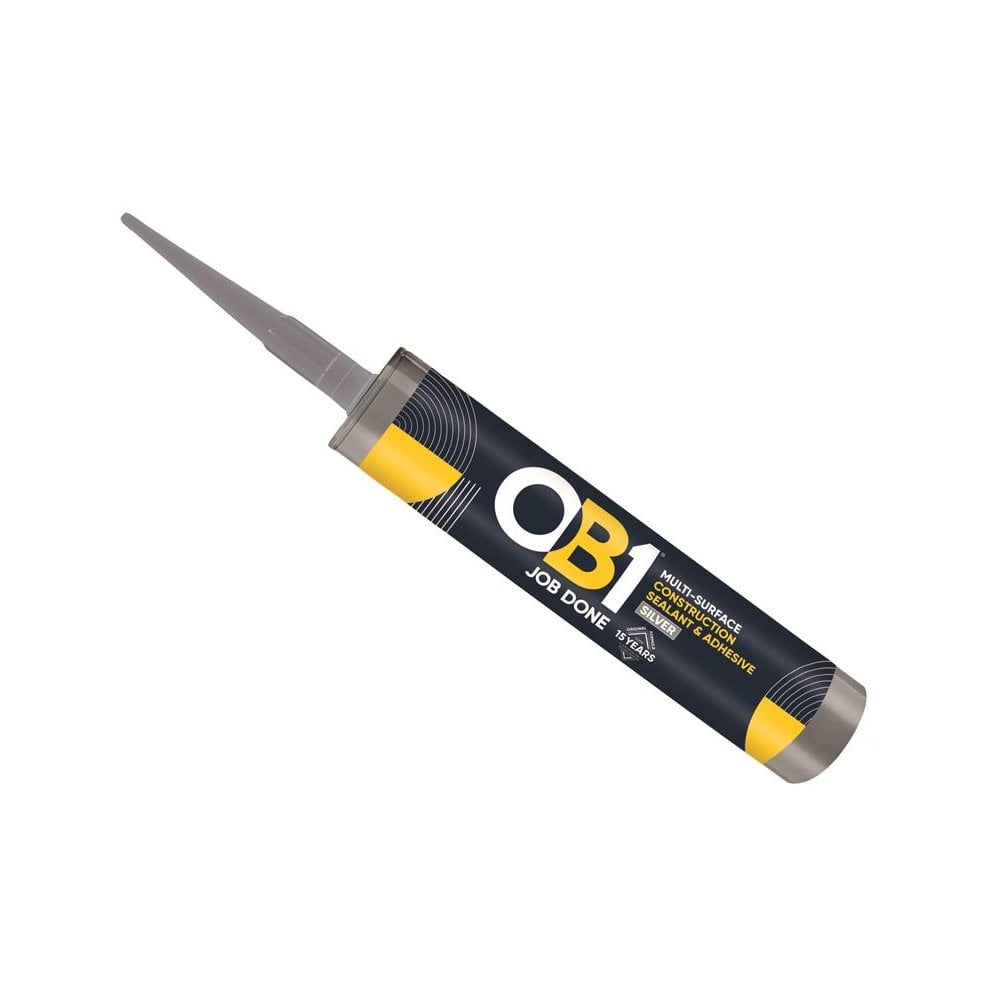 OB1® Hybrid Sealant & Adhesive Silver 290ml-OB130617355