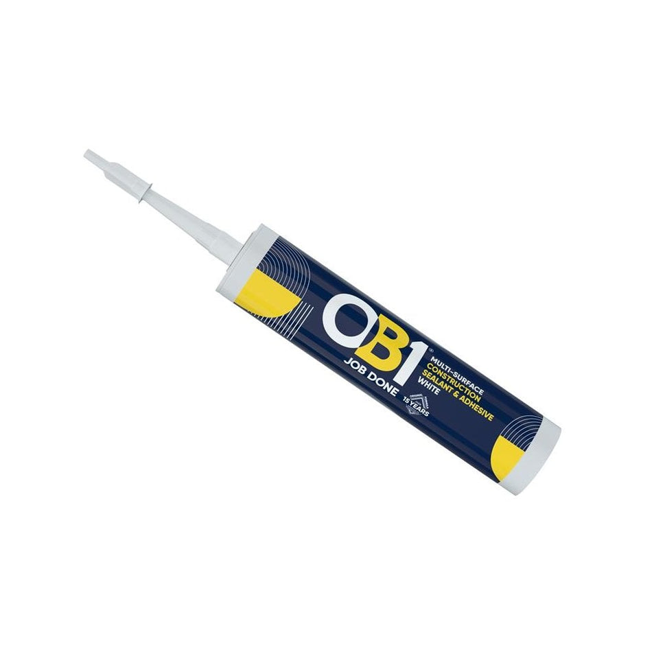 OB1® Hybrid Sealant & Adhesive White 290ml-OB130617359