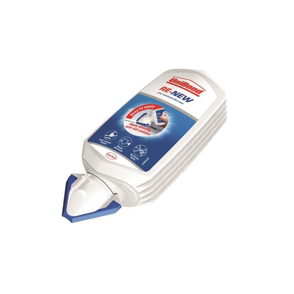 UniBond RE-NEW Silicone Sealant White 80ml-UNI2760633