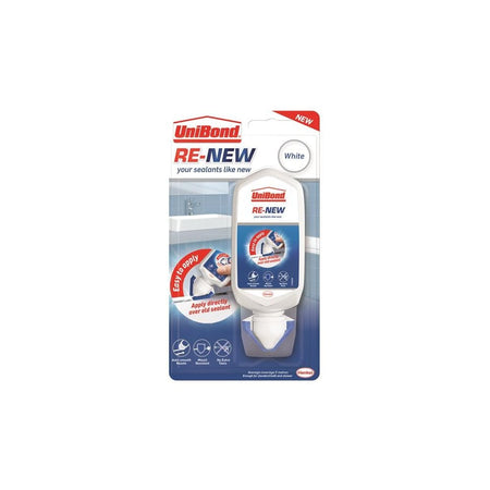 UniBond RE-NEW Silicone Sealant White 80ml-UNI2760633