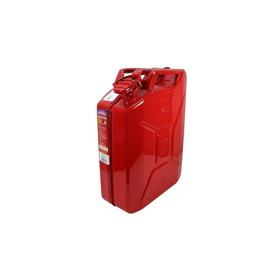 Faithfull Red Steel Jerry Can 20 litre-FAIAUJERR20R