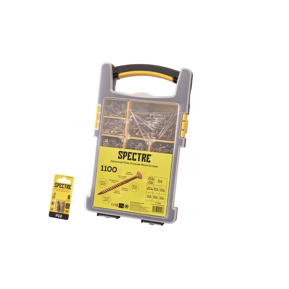 ForgeFix Spectre™ Advanced Screw Set, 1100 Piece-FORSPE1100Y