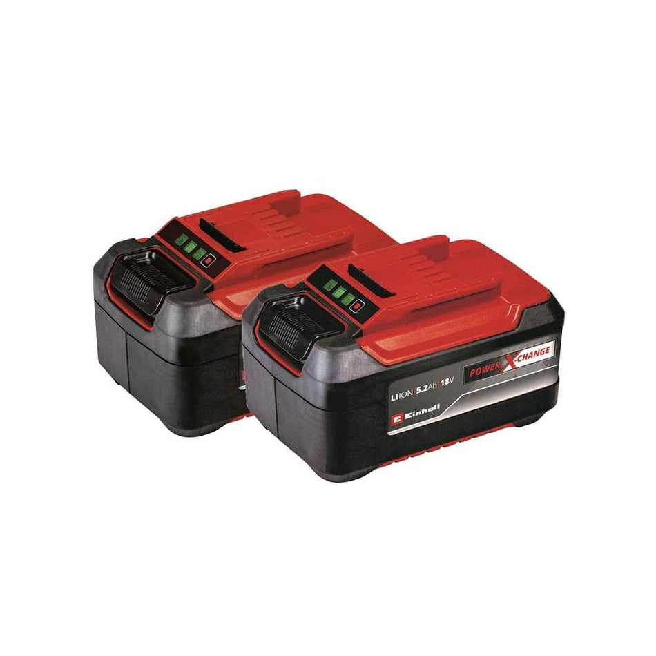 Einhell Power X-Change Battery Twin Pack 18V 5.2Ah Li-ion-EINPXBAT52X2