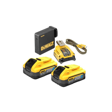 DEWALT USB-C POWERSTACK™ Starter Kit 18V 2 x 5.0Ah Li-ion-DEWDCB094H2