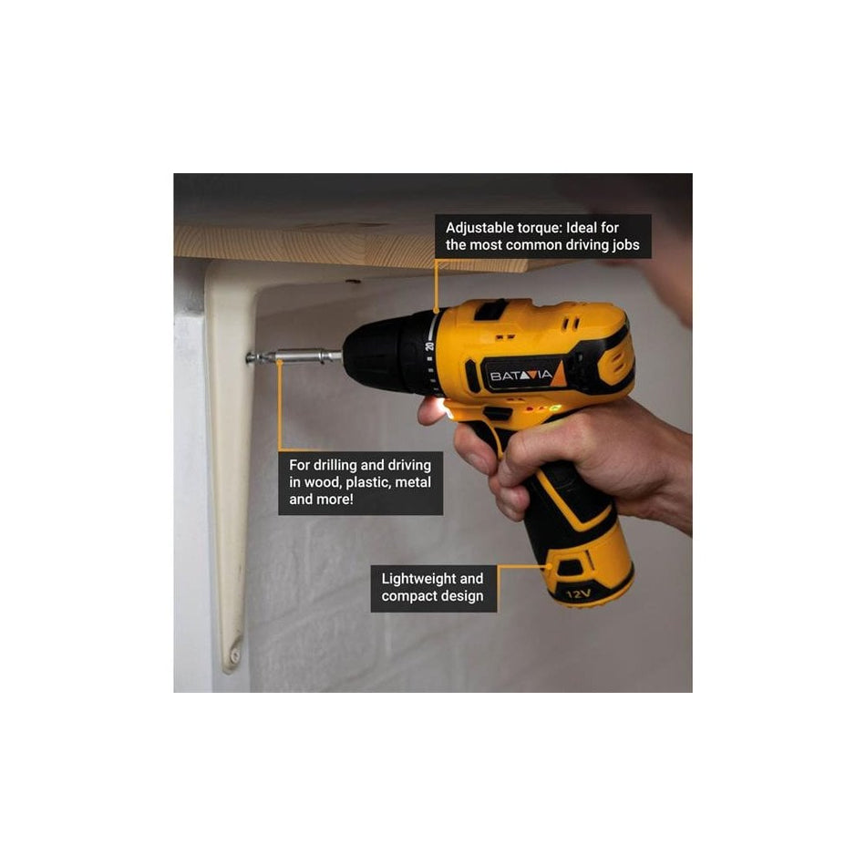 Batavia FIXXPACK Drill Driver 12V Bare Unit-BAT7064213