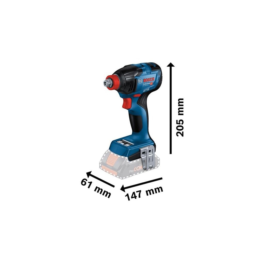 Bosch GDX 18V-210 C Professional Impact Driver/Wrench 18V Bare Unit-BSH6019J0200