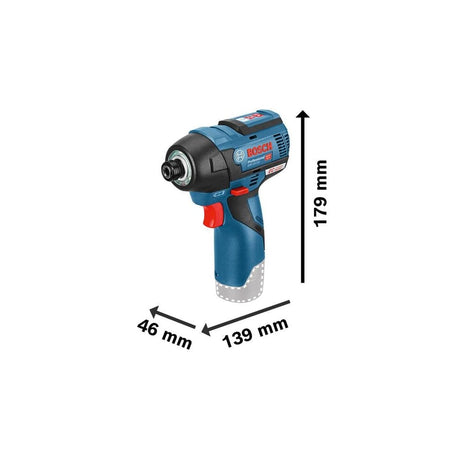 Bosch GDR 12V-110 Professional 1/4in Impact Driver 12V Bare Unit-BSH6019E0002