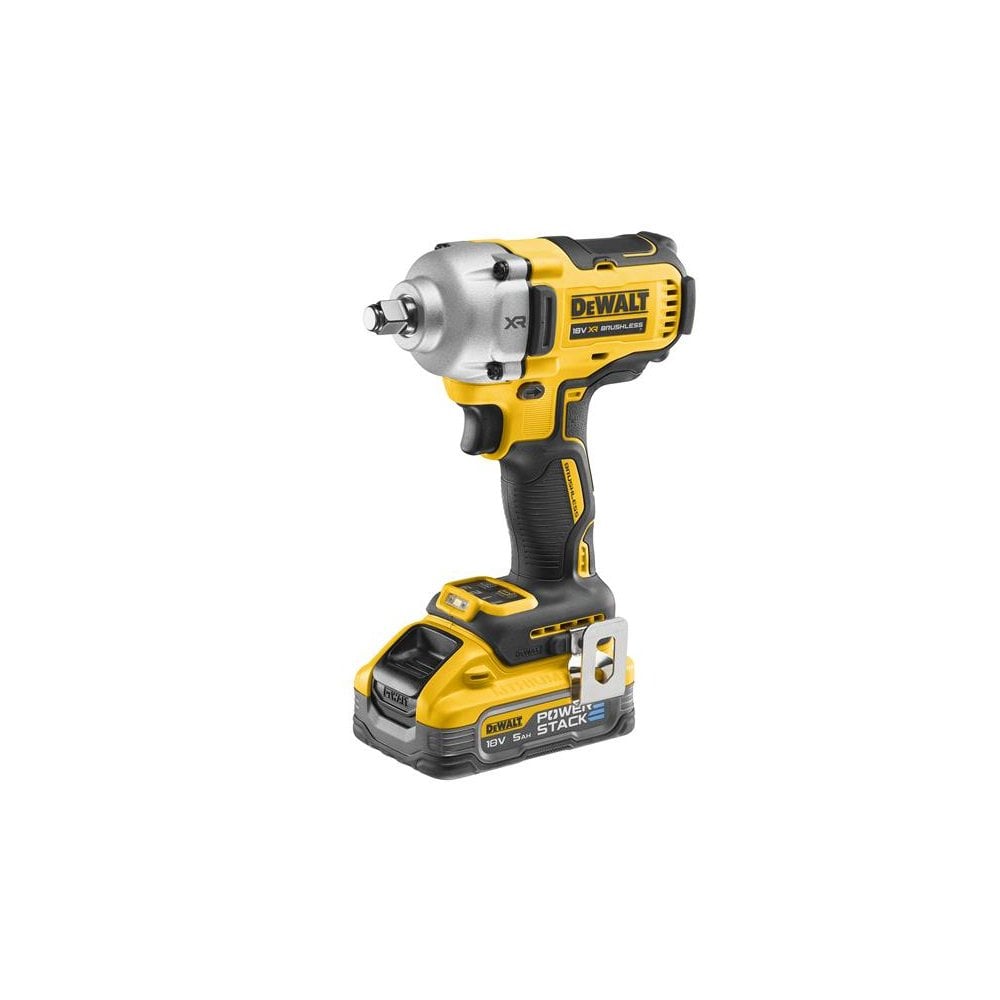 DEWALT DCF891H2T XR BL 1/2in HR Anvil Impact Wrench 18V 2 x 5.0Ah POWERSTACK™ Li-ion-DEWDCF891H2T