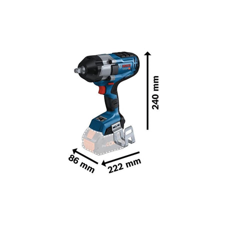 Bosch GDS 18V-1000 C Pro BITURBO Impact Wrench 18V Bare Unit-BSH6019J8000