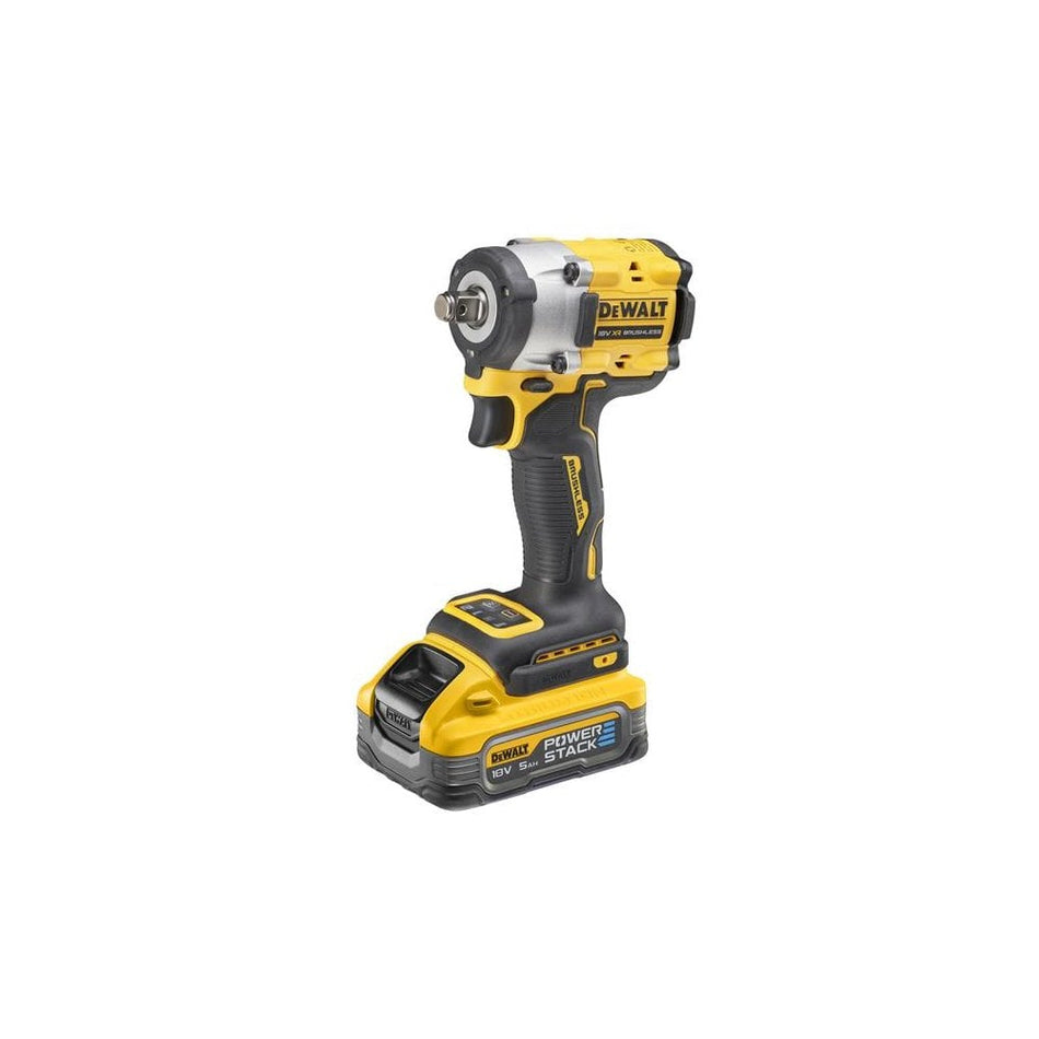 DEWALT DCF921H2T XR BL 1/2in Impact Wrench 18V 2 x 5.0Ah POWERSTACK™ Li-ion-DEWDCF921H2T