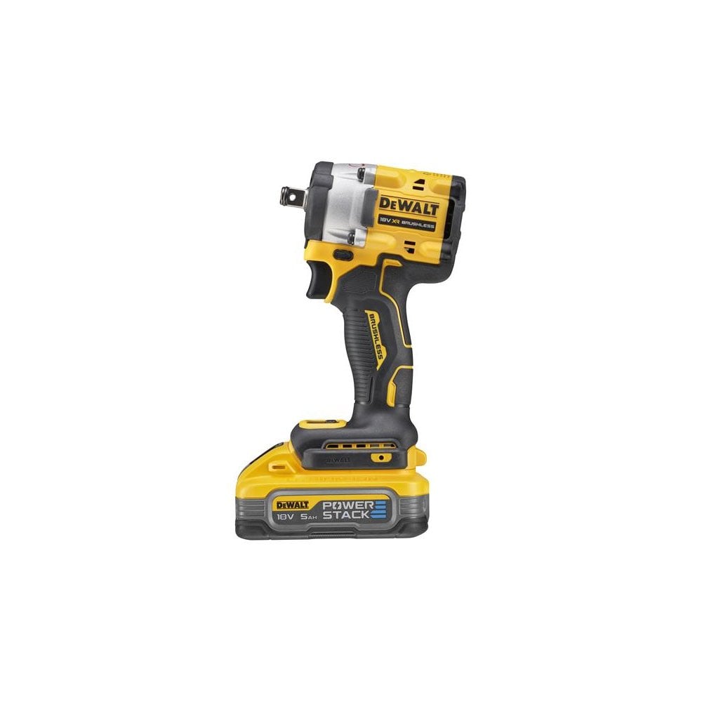 DEWALT DCF921H2T XR BL 1/2in Impact Wrench 18V 2 x 5.0Ah POWERSTACK™ Li-ion-DEWDCF921H2T