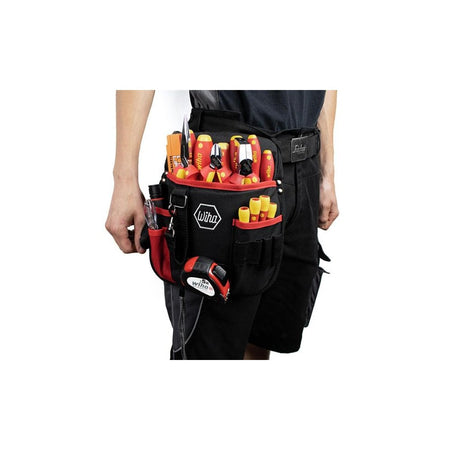 Wiha electrician Tool Set, 18 Piece (inc. Belt Pouch)-WHA44574