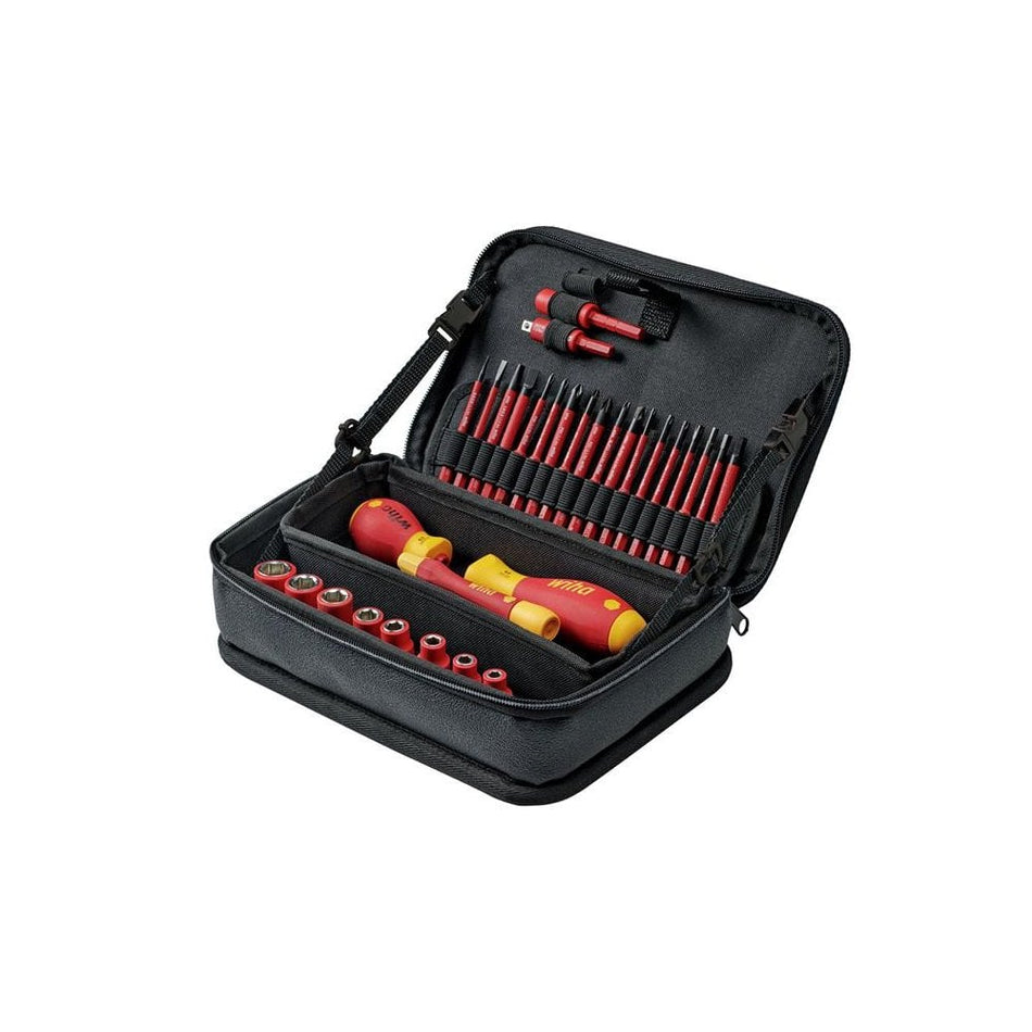 Wiha slimVario® electric Tool Set, 32 Piece (inc. Case)-WHA43465