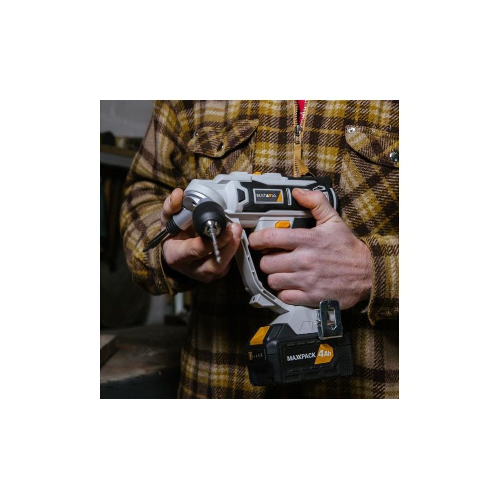Batavia MAXXPACK Twin Drill & Screwdriver 18V 1 x 2.0Ah Li-ion-BAT7064360
