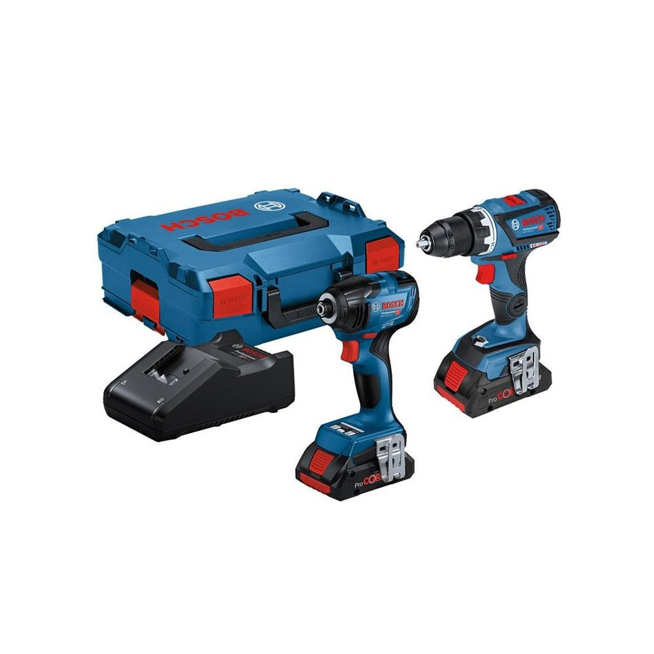 Bosch Professional Twin Pack 18V 2 x 4.0Ah ProCORE18V Li-ion-BSH6019J0170