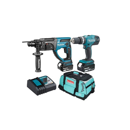 Makita DLX2025T LXT Combo Kit 18V 2 x 5.0Ah Li-ion-MAKDLX2025T