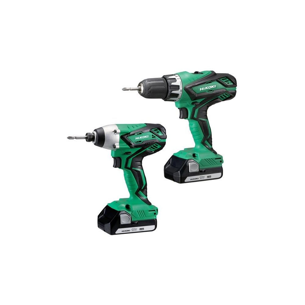 HiKOKI KC18DGLJAZ Twin Pack 18V 2 x 1.5Ah Li-ion-HIKKC18DGLJA