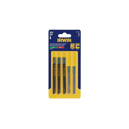 IRWIN® HCS/HSS U-Shank Jigsaw Blade Set, 5 Piece-IRWIW1014502