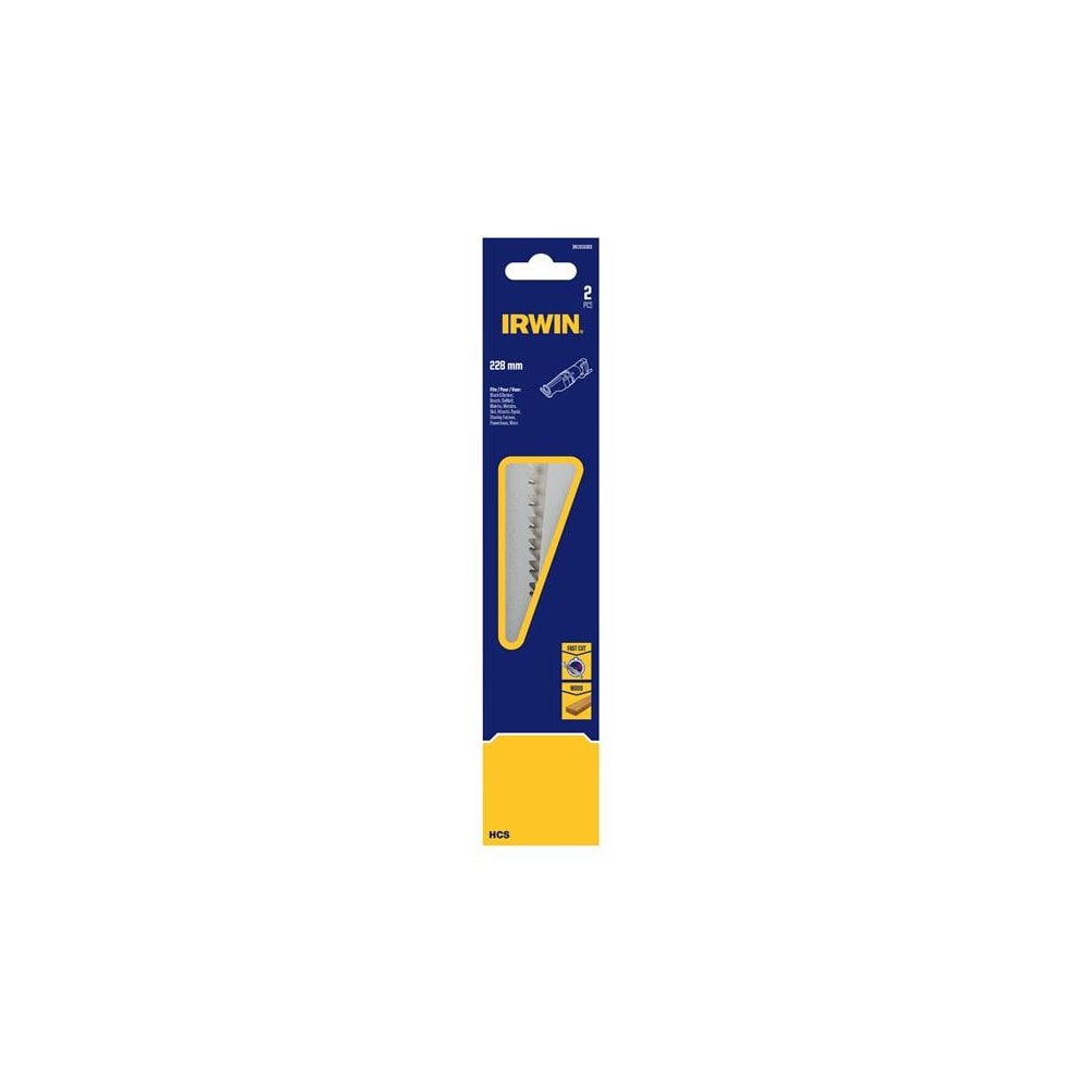 IRWIN® Sabre Saw Blade Coarse Wood Cutting 228mm Pack of 2-IRWIW1016303