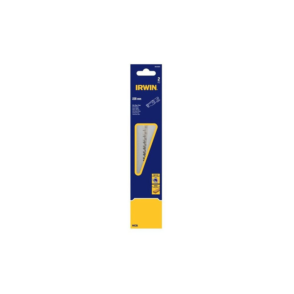 IRWIN® Sabre Saw Blade Coarse Wood Cutting 228mm Pack of 2-IRWIW1016303