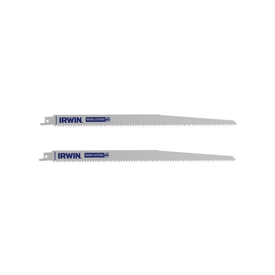 IRWIN® Sabre Saw Blade Coarse Wood Cutting 305mm Pack of 2-IRWIW1016304