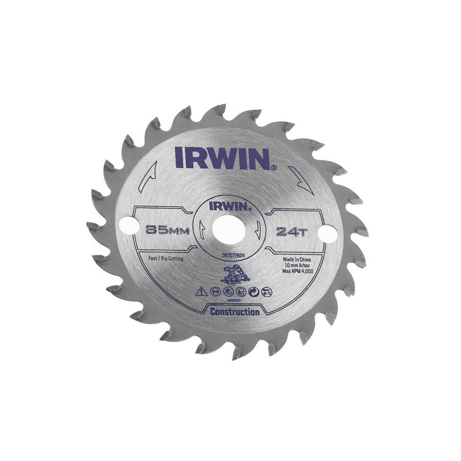 IRWIN® General Purpose Saw Blade 85 x 10mm x 24T ATB-IRWIW7072604