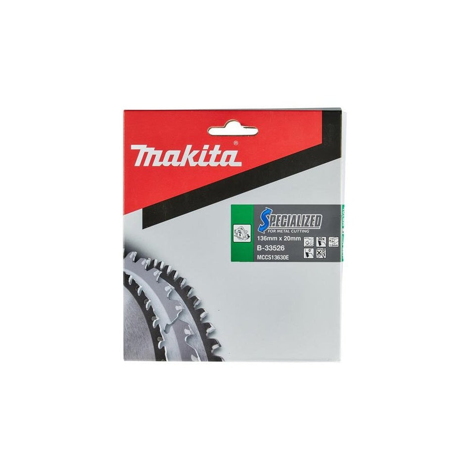 Makita B-33526 Specialized for Metal Cutting Saw Blade 136 x 20mm x 30T-MAKB33526