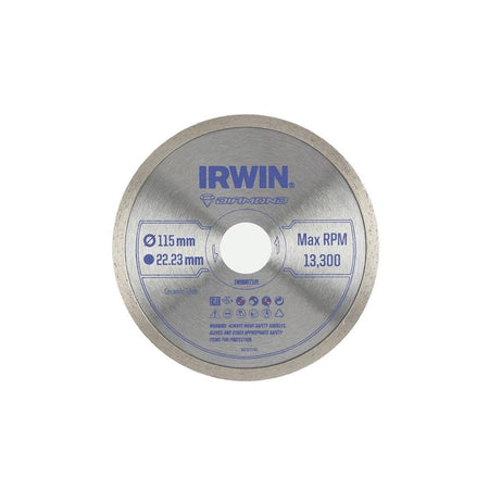 IRWIN® Continuous Rim Diamond Blade 115 x 22.23mm-IRWIW8087101