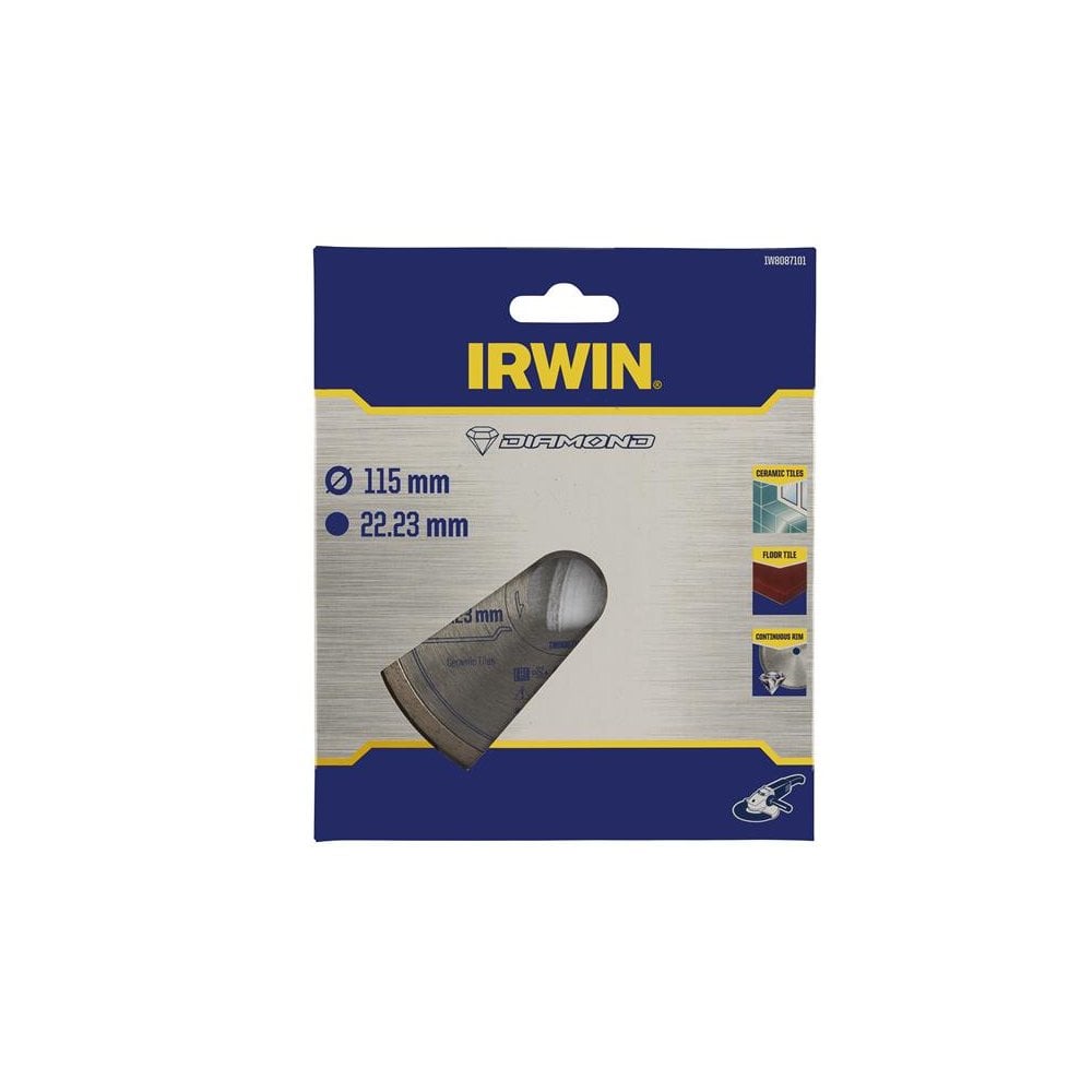 IRWIN® Continuous Rim Diamond Blade 115 x 22.23mm-IRWIW8087101