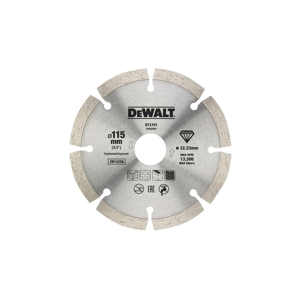 DEWALT Dry Diamond Blade 115mm (2 Pack)-DEWDT20455QZ