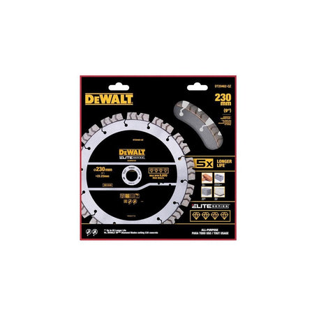 DEWALT ELITE SERIES™ All Purpose Diamond Segmented Wheel 230 x 22.2mm-DEWDT20462QZ