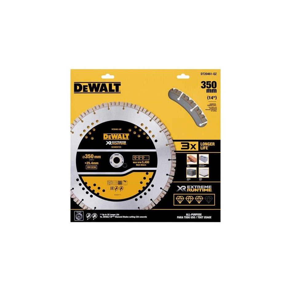 DEWALT ELITE SERIES™ All Purpose Diamond Wheel 355 x 25.4mm-DEWDT20461QZ