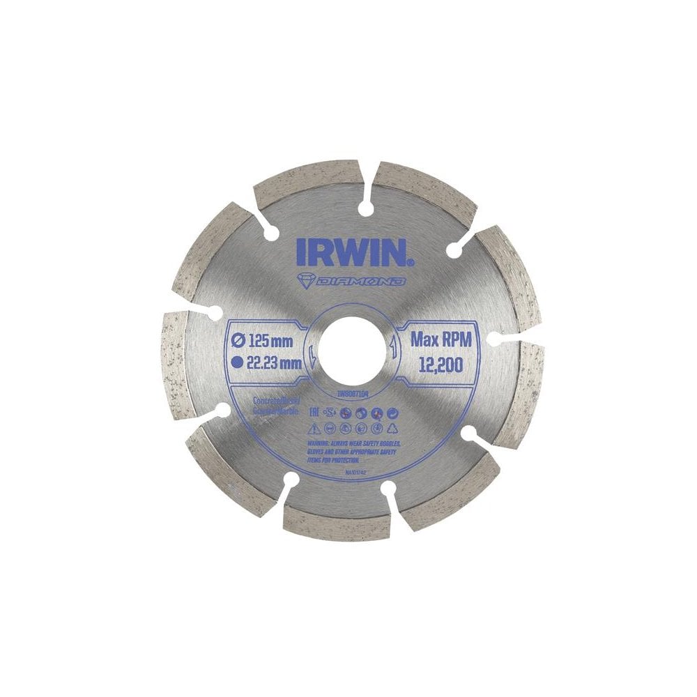IRWIN® Segmented Diamond Blade 125 x 22.23mm-IRWIW8087104