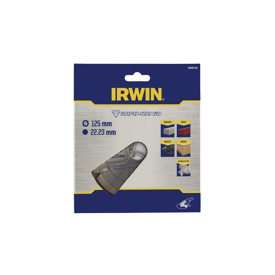 IRWIN® Segmented Diamond Blade 125 x 22.23mm-IRWIW8087104