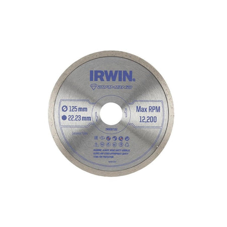 IRWIN® Continuous Rim Diamond Blade 125 x 22.23mm-IRWIW8087102