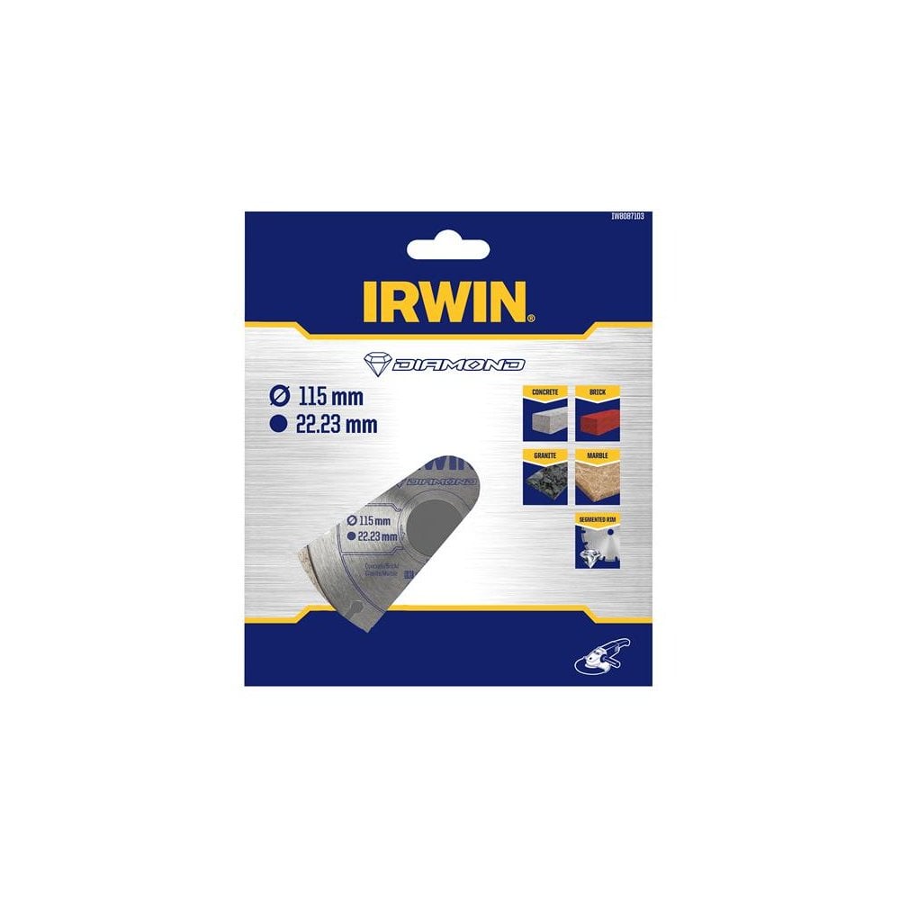 IRWIN® Segmented Diamond Blade 115 x 22.23mm-IRWIW8087103
