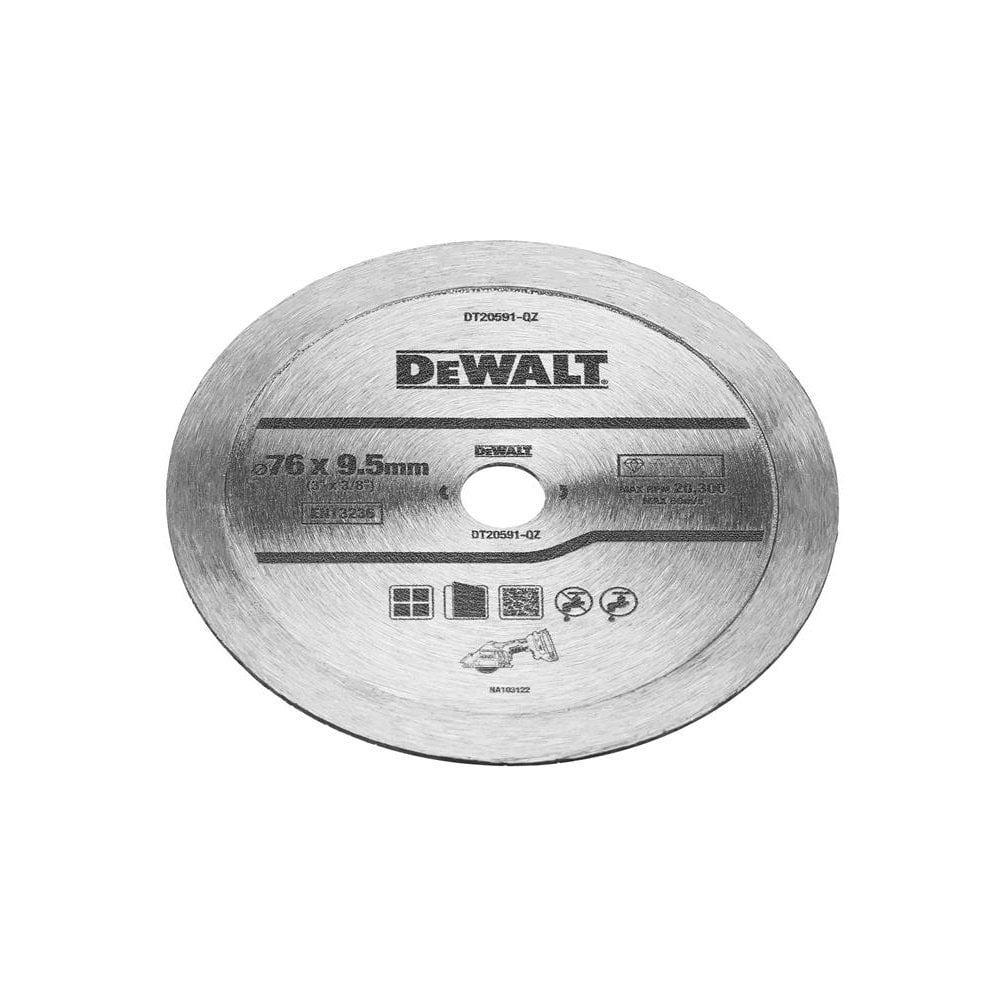 DEWALT DT20591 Diamond Tile Blade 76mm-DEWDT20591QZ