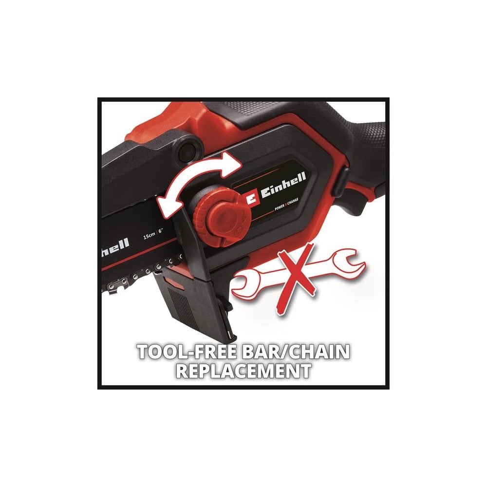Einhell GE-PS 18/15 Li BL-Solo Power X-Change Pruning Chain Saw 18V Bare Unit-EINGEPS1815N