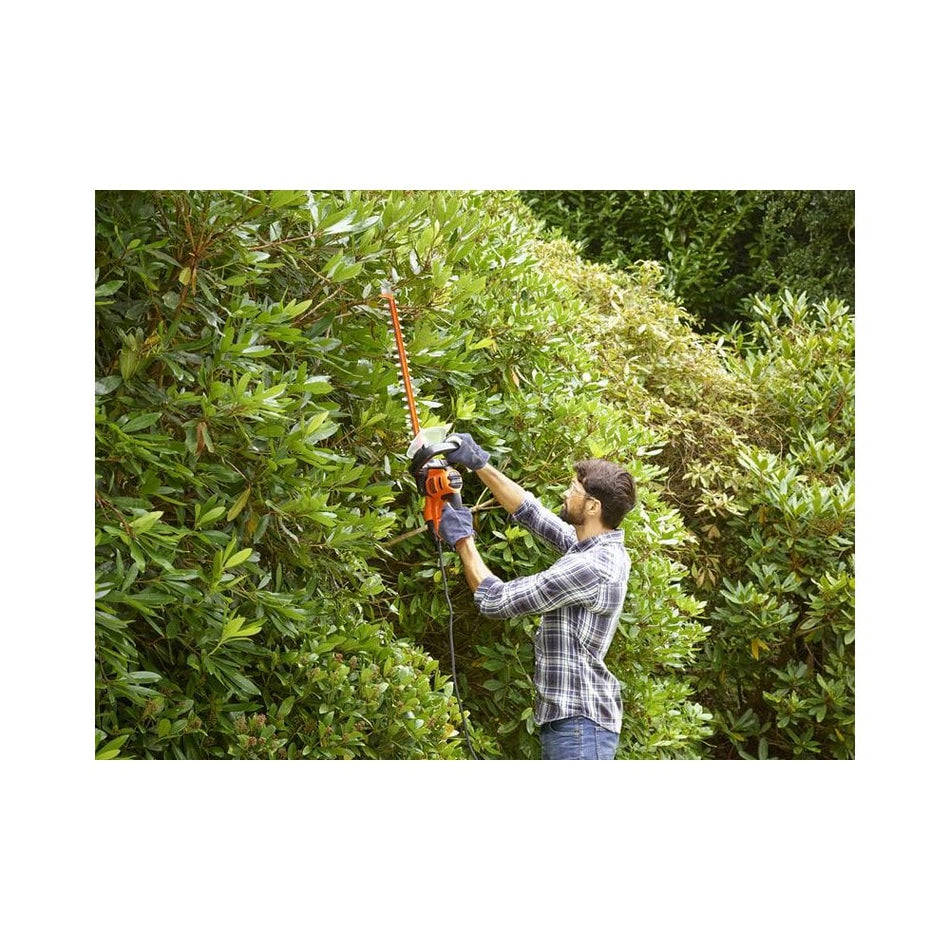 BLACK + DECKER BEHTS401 Hedge Strimmer® with Saw Blade 55cm 500W 240V-B/DBEHTS401