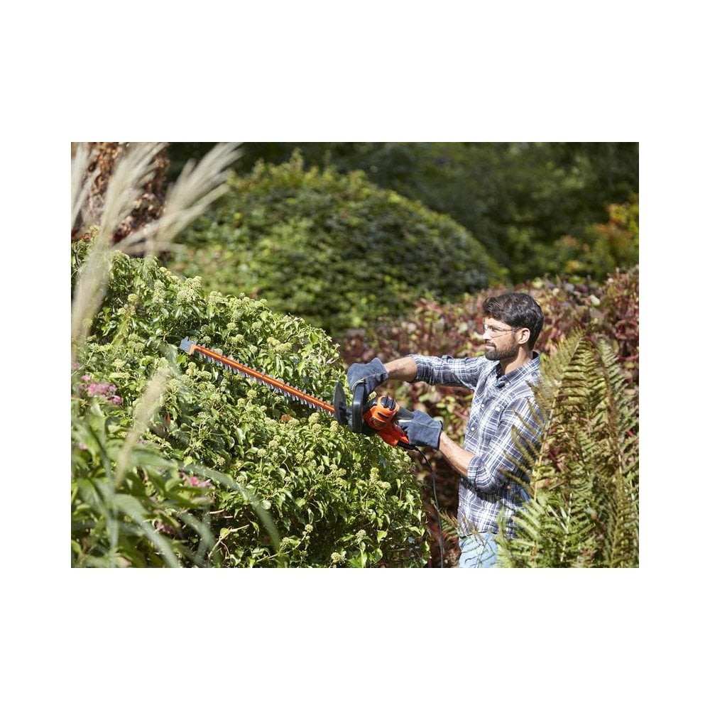 BLACK + DECKER BEHTS401 Hedge Strimmer® with Saw Blade 55cm 500W 240V-B/DBEHTS401