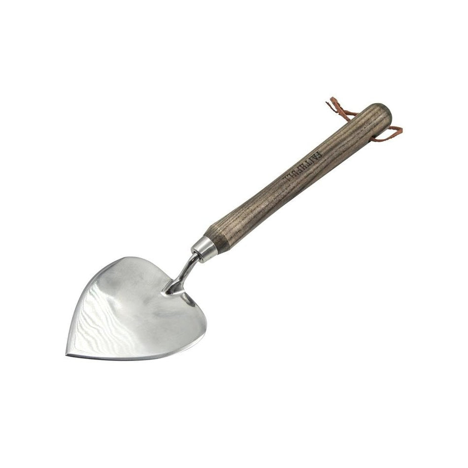 Faithfull Prestige Stainless Steel Dutch Trowel with Ash Handle-FAIPRESHTDUT