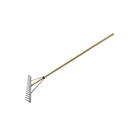 Faithfull Aluminium Landscape Rake Wooden Handle FSC 100%-FAIALRFSC