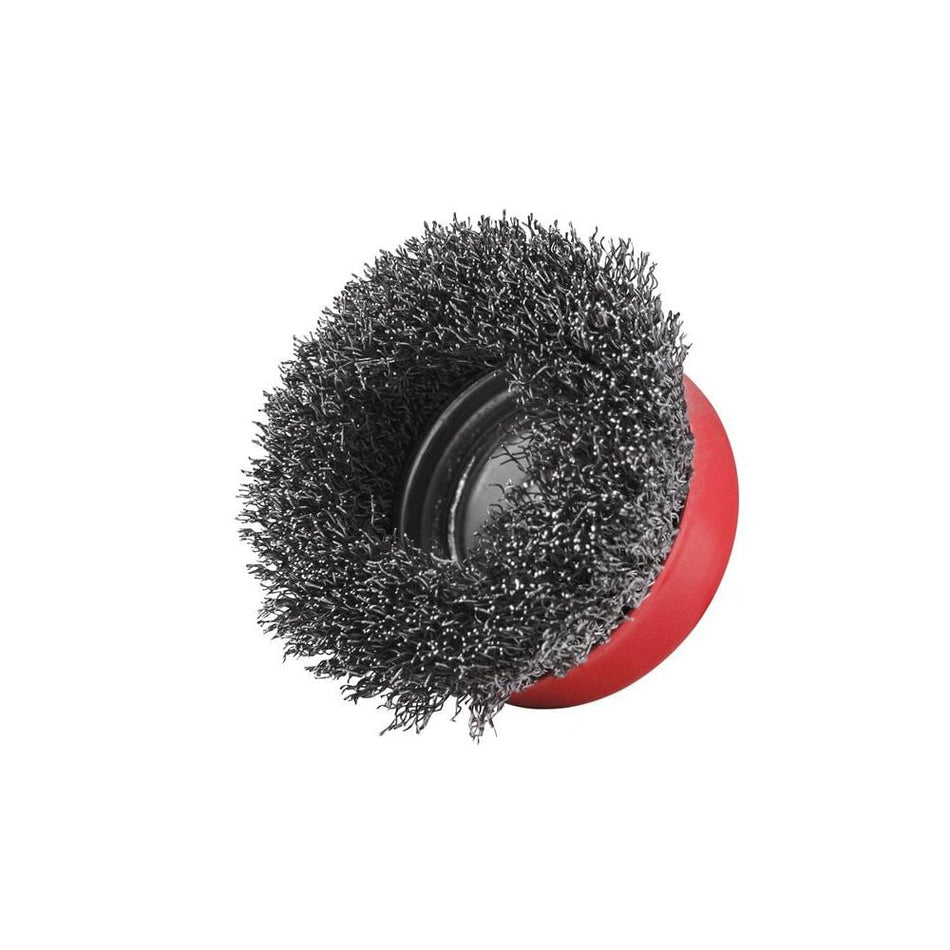 Faithfull X-LOCK Wire Cup Brush 75mm M14x2, 0.30mm Steel Wire-FAIWBC75XL