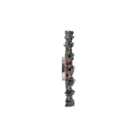 Faithfull X-LOCK Conical Wire Brush 115mm M14x2, 0.50mm Steel Wire-FAIWBCT115XL