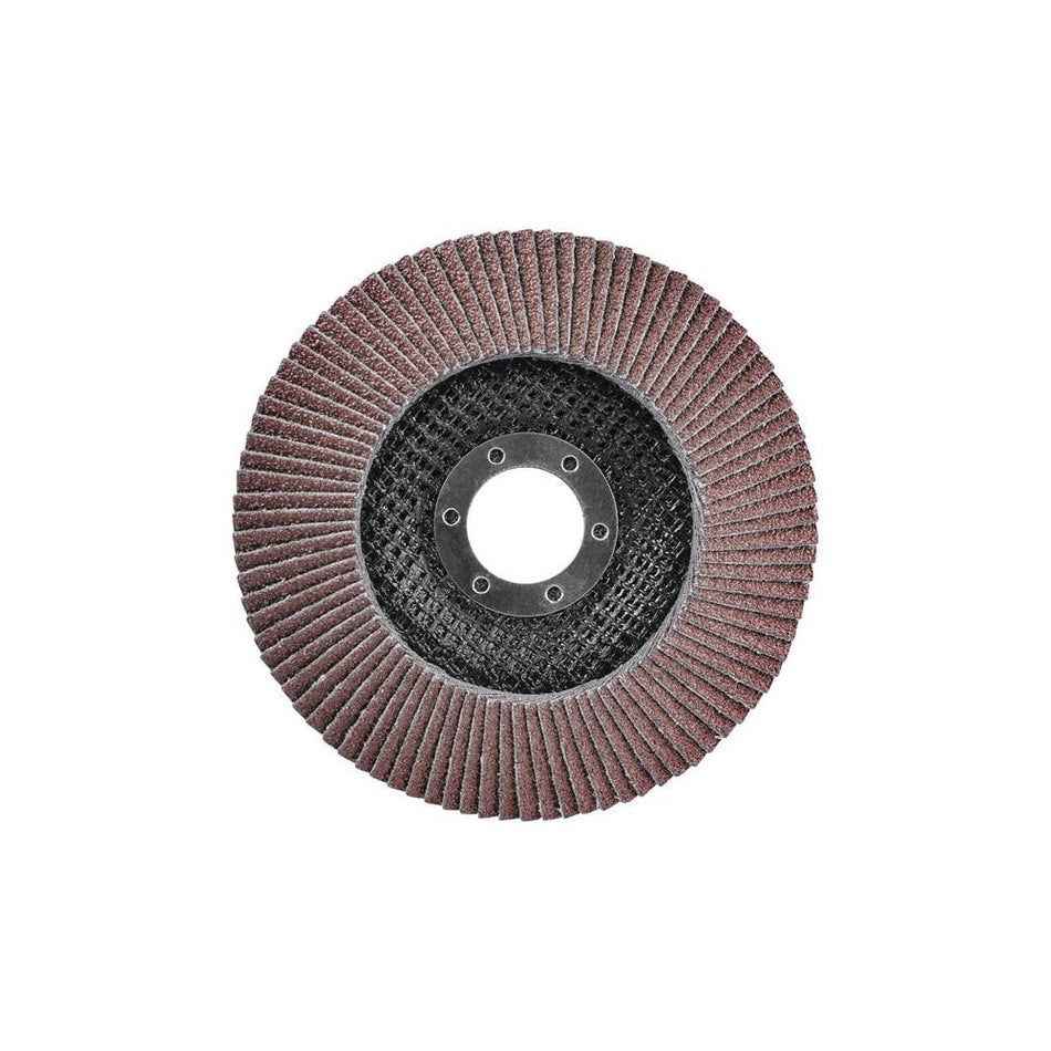 Faithfull Aluminium Oxide Flap Disc 125 x 22mm 120 Grit-FAIFD125A120