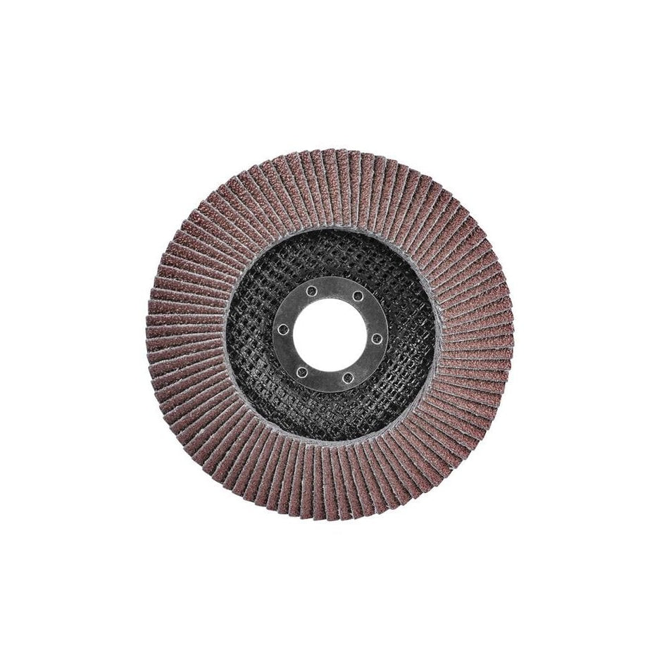 Faithfull Aluminium Oxide Flap Disc 125 x 22mm 40 Grit-FAIFD125A40