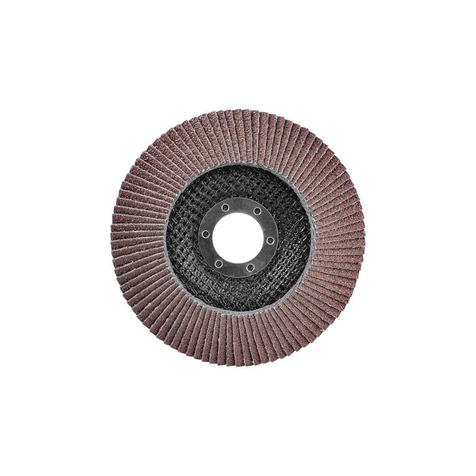 Faithfull Aluminium Oxide Flap Disc 115 x 22mm 40 Grit-FAIFD115A40
