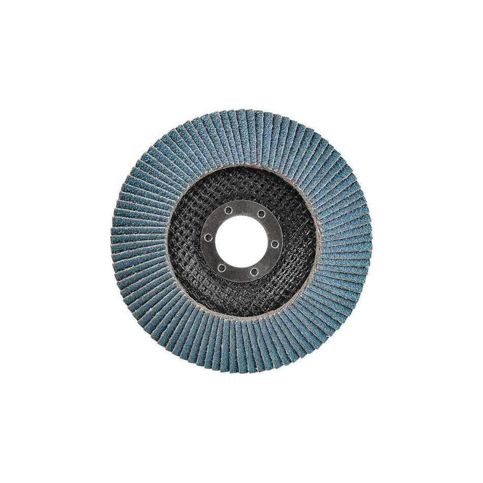 Faithfull Zirconia Abrasive Jumbo Flap Disc ZA40 125mm-FAIFD12540Z