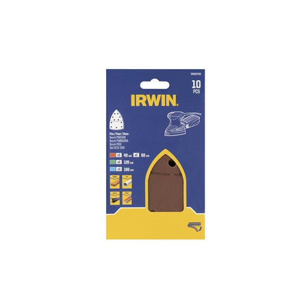 IRWIN® Bosch Palm Sanding Sheet Set, 10 Piece-IRWIW8087305