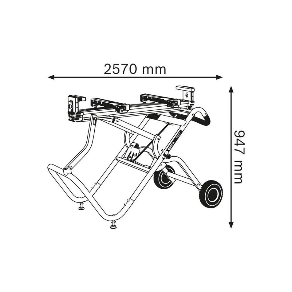 Bosch GTA 2500 W Professional Mitre Saw Stand-BSH601B12100
